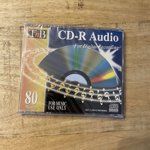 T'nB CD-R Audio 80 Minutes new, sealed for digital recording