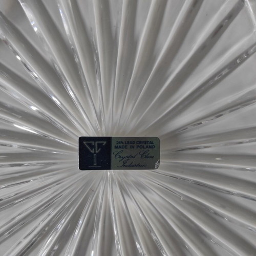 Crystal Serving Platter 24% Lead Crystal New, Elegant and Shiny