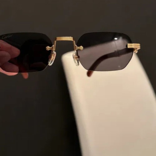 Cartier Buffs / C Décor sunglasses, blue