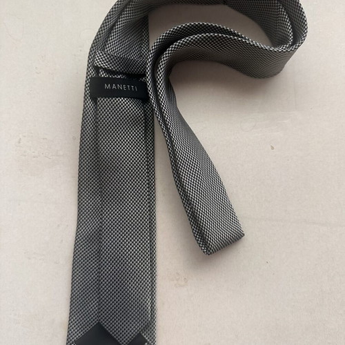 Manetti tie, grey