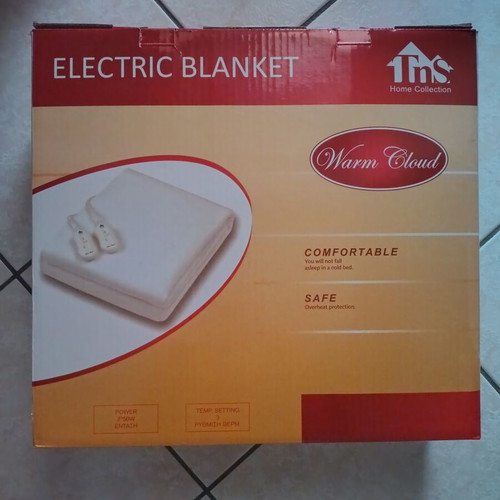 Electric blanket double 1.60x1.40m new