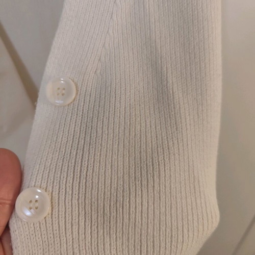 Massimo Dutti knitted vest white no S/M, like new