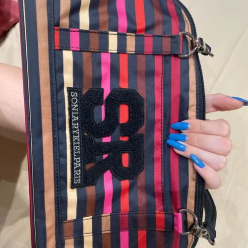 Sonia Rykiel París handbag like new, double face, multicolor