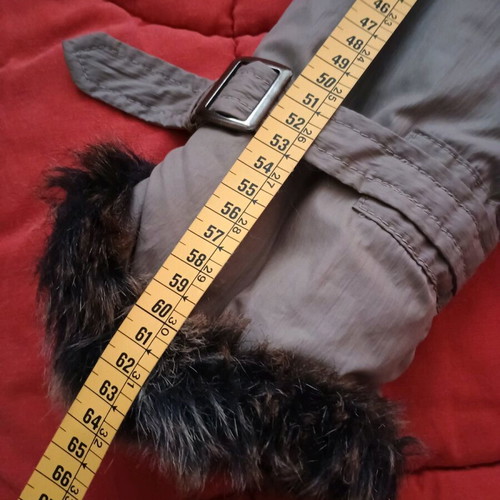 Jacket like new with fur on collar and sleeves, size S