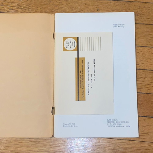 Scientific rare book of radioelectronics from 1963