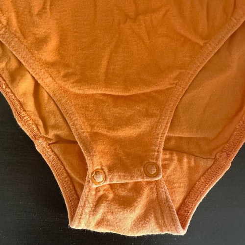 Orange dance leotard for girl 7-8 years like new
