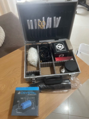 Tattoo machine set used with power supply