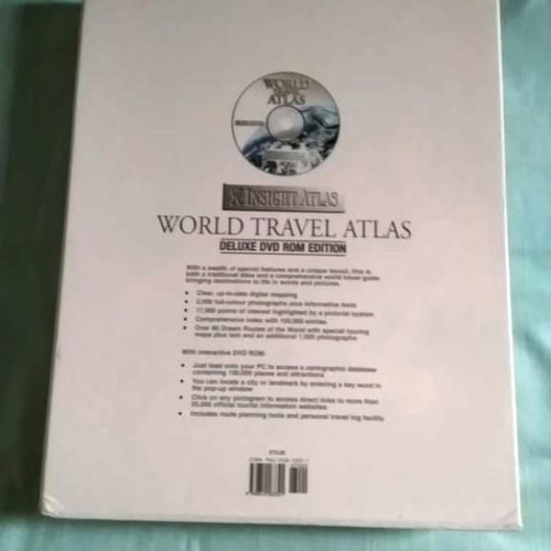 Insight Deluxe World Travel Atlas travel map used
