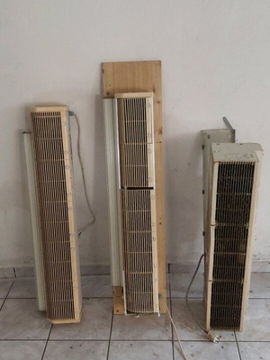 Αεροκουρτίνες μεταχειρισμένες, 3 τεμάχια, 2 OLEFINI και 1 GREE