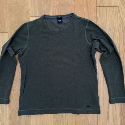 Boss men's green pullover like new, size XL