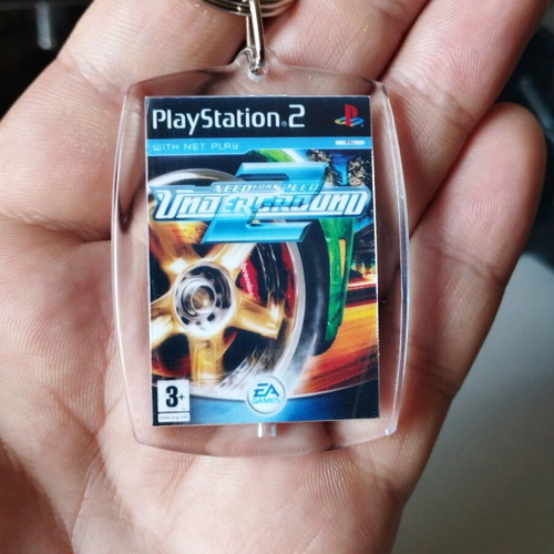 NFS Need for Speed Underground 2 PS2 keychain