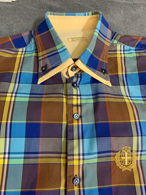 I Sarti di Milano multicolor cotton shirt XXL