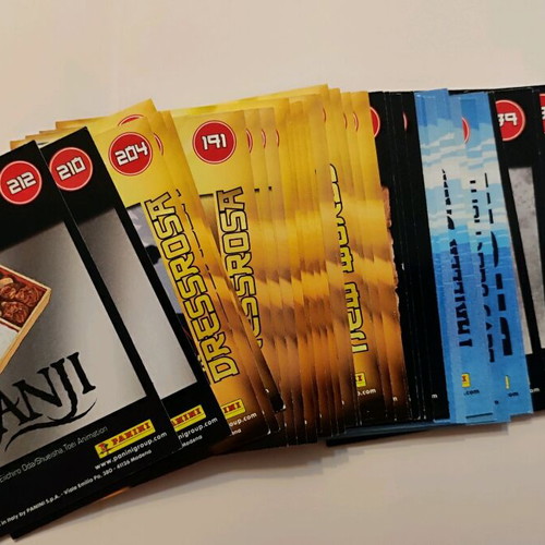 Panini One Piece cards like new, pack of 14