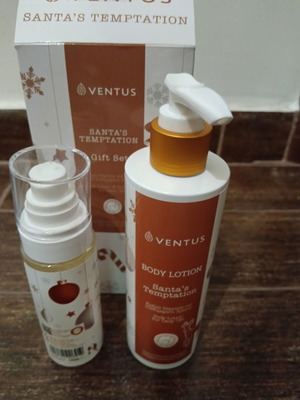 Σετ δώρου με κρέμα σώματος και body mist Ventus Santa's Temptation καινούργιο