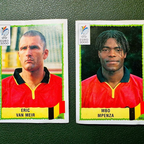 UEFA Euro 2000 Panini stickers like new, set of 2