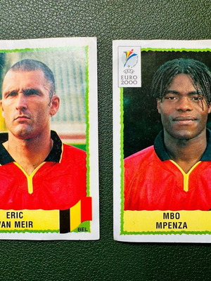 UEFA Euro 2000 Panini stickers like new, set of 2