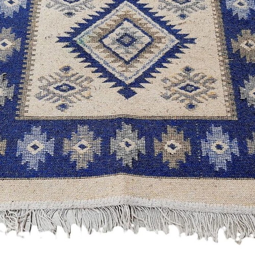 Vintage Bulgarian Wool Kilim Like New, Double-Sided 160x75 cm