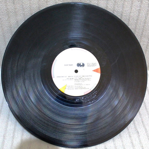 Dust Man King Of The Ghetto 12" vinyl used, Italo-Disco
