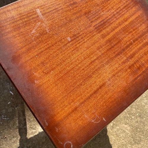 Wooden bedside cabinet used with drawer and cupboard