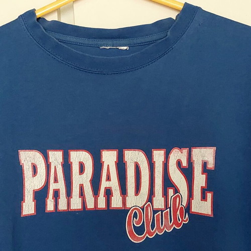 Paradise Club Vintage T-shirt XL Used Blue