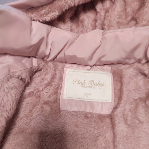 Winter jacket for girl, size 140 cm, pink