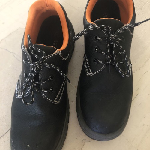 Unimac S3 men's safety work shoes used, black-orange, size 46