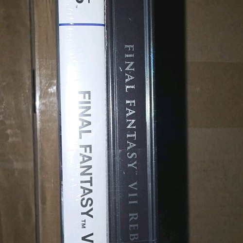 Final Fantasy 7 Rebirth bundle with steelbook and preorder bonus, sealed PS5