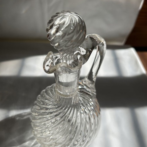 Small glass carafe, 20 cm
