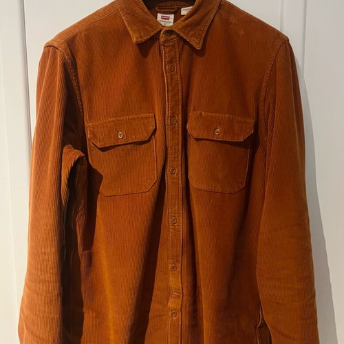 Levi’s Men’s Corduroy Shirt Medium Like New Brown Cognac