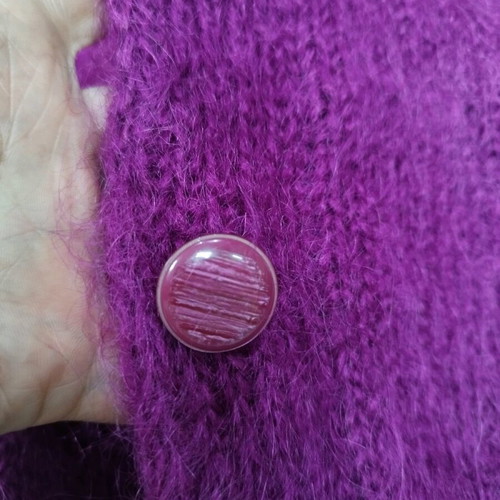 Hand Knitted Women's Cardigan Mohair New, Size S-M-L Oversize