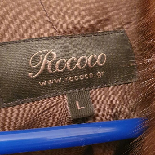 Rococo women's wool vest used, brown, size L