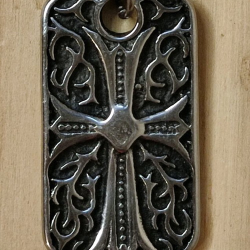 Pendant crosses like new, set of 4, gold and silver colors