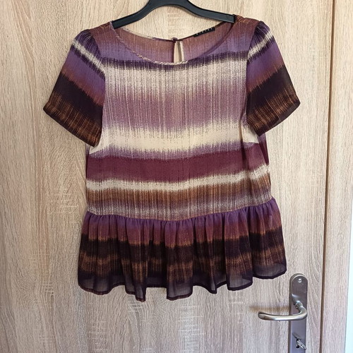 Sisley blouse size S new, multicolor