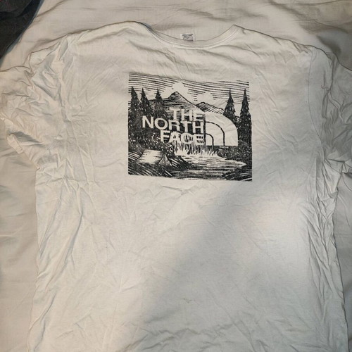 North Face T-shirt Large like new