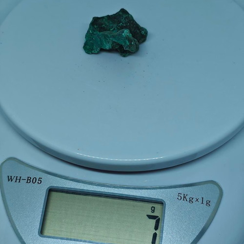 Raw Malachite like new with natural formations