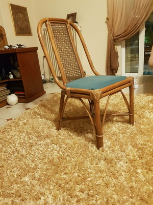 Bamboo dining chairs used