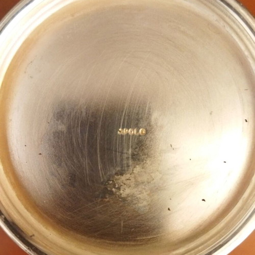 Silver Plated sugar bowl used, Apolo house Brazil
