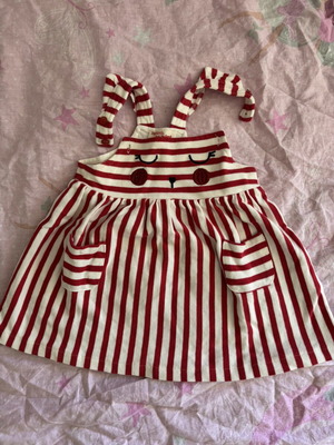 Dpam baby dress striped summer for up to 9 months like new