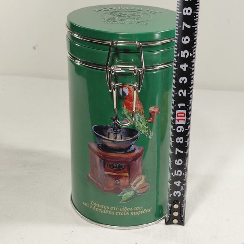 Loumidis metal container vintage used