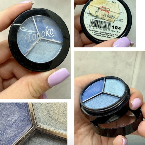 Toyoko Triple Trio Eyeshadow Blue No. 104 Like New