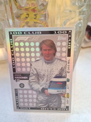 Mika Hakkinen Topps 100 Club card Turbo Attax 2025
