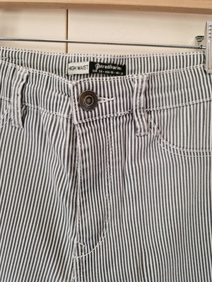 Stradivarius high-waist striped pants new, sizes XS to S