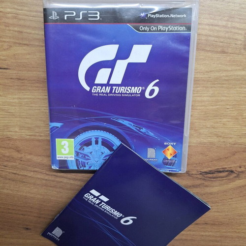 Gran Turismo 6 game for Sony PlayStation 3 like new, racing