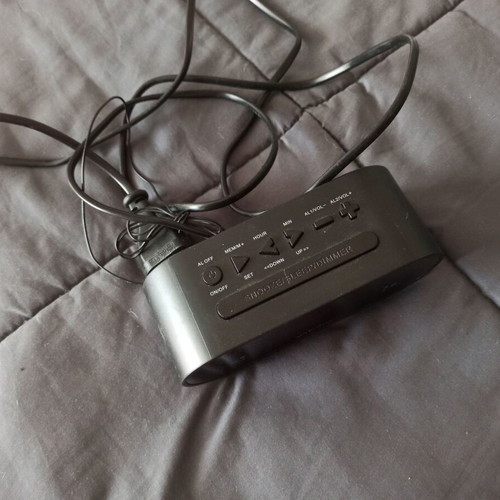 Digital clock and radio used