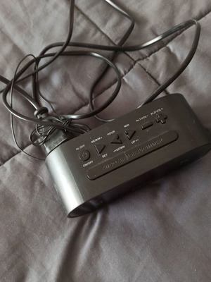 Digital clock and radio used