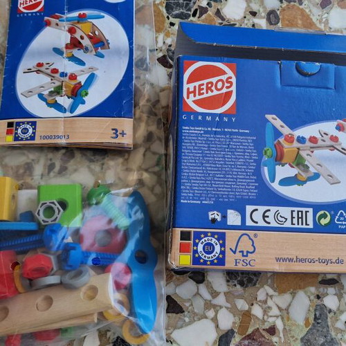 Baby educational wooden toys pack used