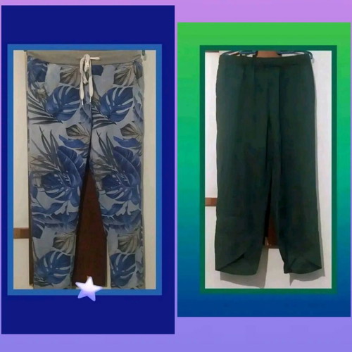 Pants pack of 2, blue and dark green, like new, size XL