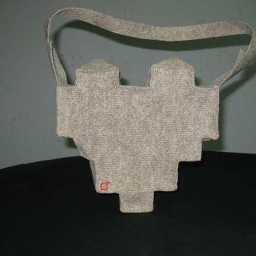 Original beige hand bag new