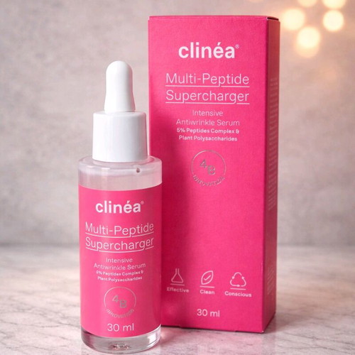 Clinéa Multi-Peptide Supercharger Serum used, antiwrinkle and glow