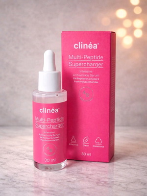 Clinéa Multi-Peptide Supercharger Serum used, antiwrinkle and glow